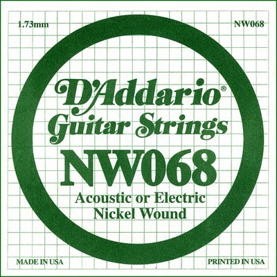 Daddario Single String .068